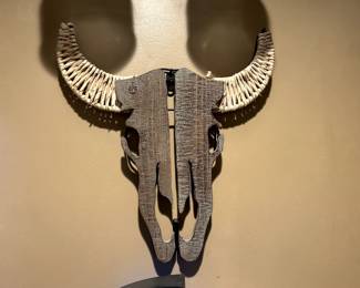Steer wall art