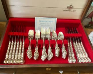 Countess International Deep silver, service for 12
