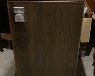 Small, working fridge. Perfect for student dorm, man/woman cave/office. We will be cleaning inside and showing image soon.