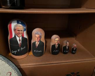 Presidential nesting dolls