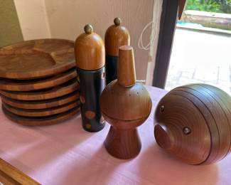 MCM DANISH WOODEN KITCHEN ITEMS
Ernest Henriksen “Pig”
Jens Quistgand Salt Mill
Digsmed Wooden Plates
Peugeot Salt & Pepper