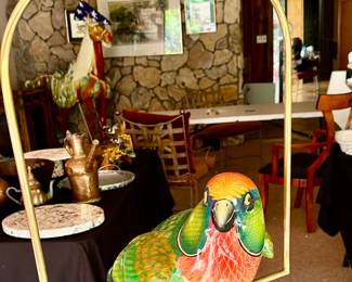 Sergio Bustamante signed Parrot