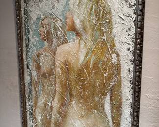 Painting by Alex Schloss originally hung in the Plaza Hotel in New York City