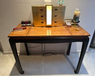 Game Table with Backgammon Board inside