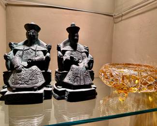 Czech cut glass yellow footed bowl
Chinese Emperors