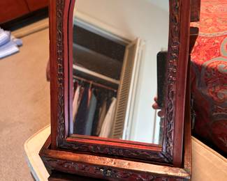 Portable Jewelry Box with Mirror