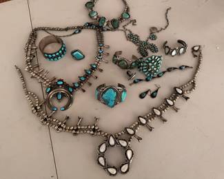 Turquoise and Sterling Jewelry