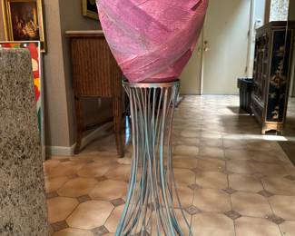 Hand Made Material Vase
Custom Made Metal Stand