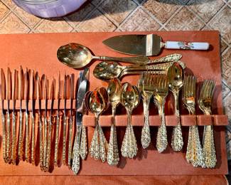 Golden Flatware by Hickory Mfg