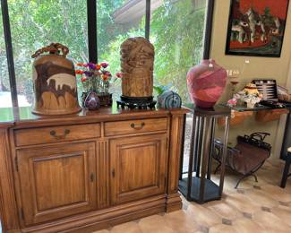 Sideboard and Accent Art