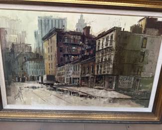 MCM painting on board
Signed Lee Renold Burr