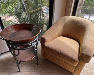 Century Furniture Co. Swivel-Rocker
Furniture Land South and Vibtage Bamboo and wrought iron stand
