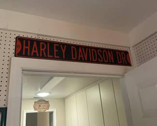 metal Harley Davidson Dr. Sign