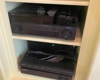 Yamaha receiver, KEF speakers