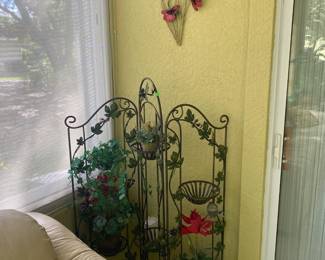 lots of plant stands