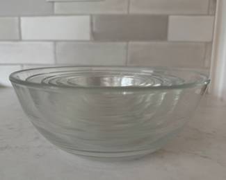 Glass Mixing Bowl Set. Photo 1 of 2.