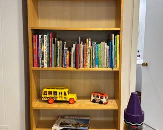 Five-Shelf (Adjustable) Bookcase. Measures 32" W x 79" H.