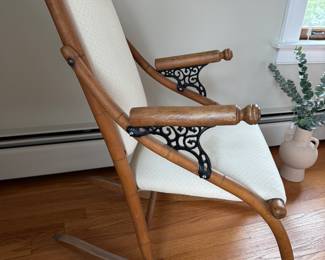 Vintage Victorian Child's Rocking Chair. Photo 2 of 2.
