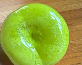Hand-Blown Glass Pear. Photo 2 of 2.