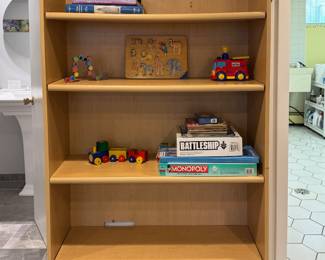 Five-Shelf (Adjustable) Bookcase. Measures 70" H x 21" D.