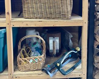 Baskets and Garden Supplies.