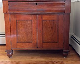 Antique Two-Drawer Cabinet with Drawer. Measures 34" x 16" x 32" H. Photo 1 of 4.