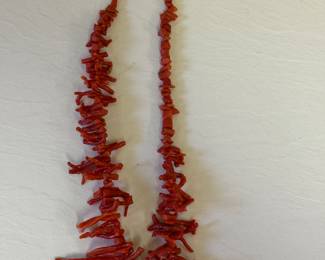 Red Coral Necklace.