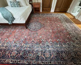 Vintage Persian Rug. Measures 13' 11" x 10' 3". Photo 1 of 4.