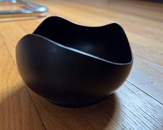 Mid-Century Carved Wood Bowl. Photo 1 of 2.