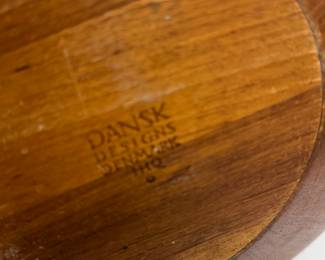Jens Quistgaard for Dansk Large Teak Salad Bowl and Serving Utensils. Photo 3 of 3.