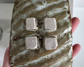 Studio Pottery Soap Dish. Photo 2 of 2.