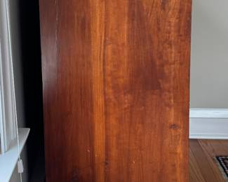 Flame Mahogany Chest of Drawers. Measures 37" W x 18" D x 49" H. Photo 2 of 4.