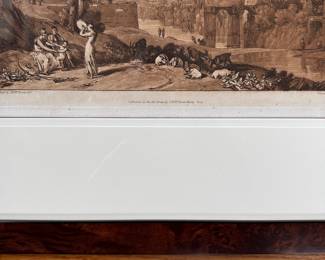 Antique Hand-Colored Etching by J. M. W. Turner. Measures 19" x 15" Overall. Photo 3 of 4.