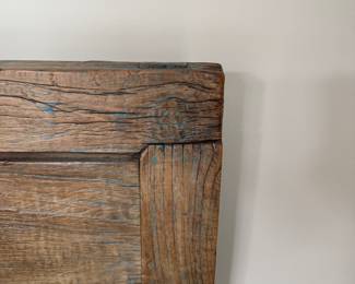 Reclaimed Wood Queen Headboard and Bed - 2 Available. Each Measures 66" x 40" H. Photo 2 of 2.