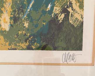 "Resting Lion," Signed and Numbered By Artist, Wayland Moore. Photo 3 of 3.