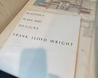 Frank Lloyd Wright, Buildings Plans & Designs -- 100 Large Drawings & Plans From His Early Career (1893-1910). Horizon Press, New York. Two Available. Photo 2 of 2.