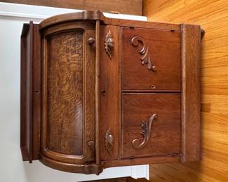 Antique Eastlake Victorian Roll Top Desk. Photo 1 of 2.
