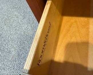 Room & Board Cherry Media Console. Measures 53" W x 20" D x 24" H. Photo 2 of 2.