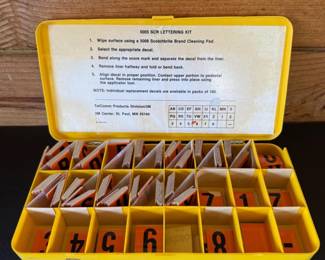 120 LetteringNumberingDecalKit