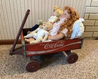 Coca-Cola crate wagon