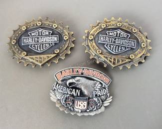 Harley-Davidson belt buckles