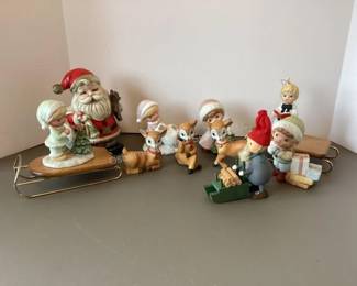 Vintage Christmas figurines