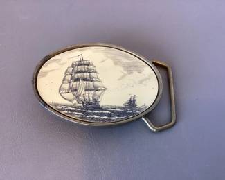 Barlow ship belt buckle