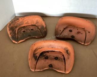 Vintage pedal tractor seats