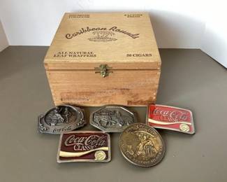 Coca-Cola belt buckles