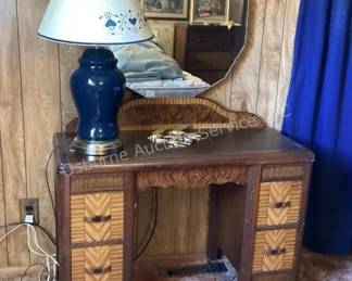 Dresser with mirror