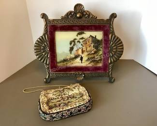 "Middleton" picture & tapestry purse