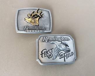 Remington belt buckles