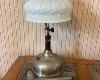 Antique lamp & filler pump