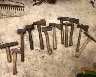 Hatchets, axes, hammers